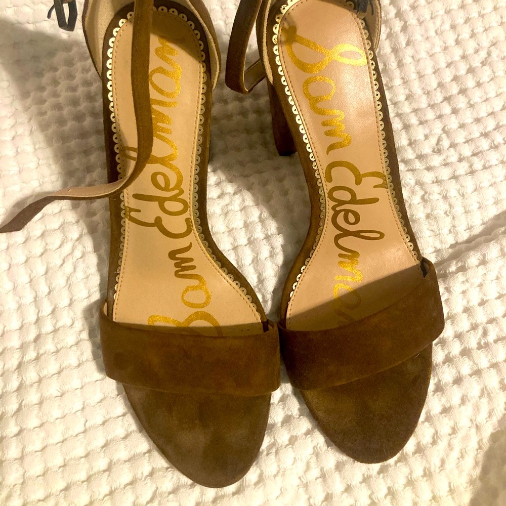 Sam Edelman hazelnut brown suede shoes. Size 8